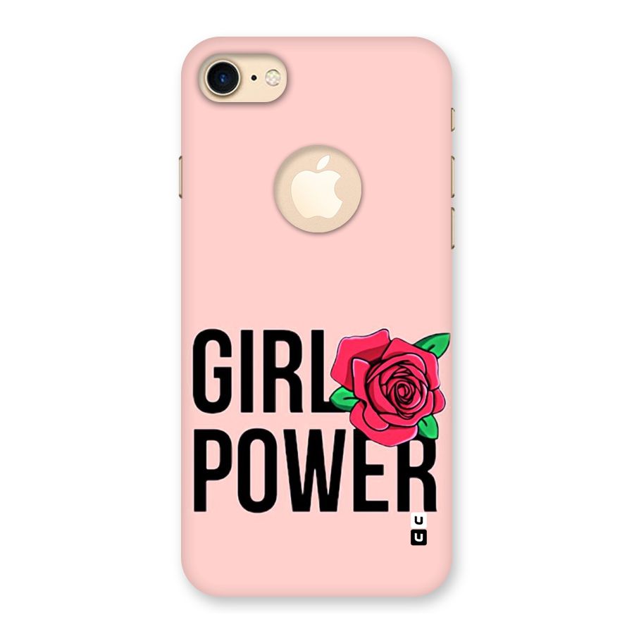 Girl Power Back Case for iPhone 7 Logo Cut