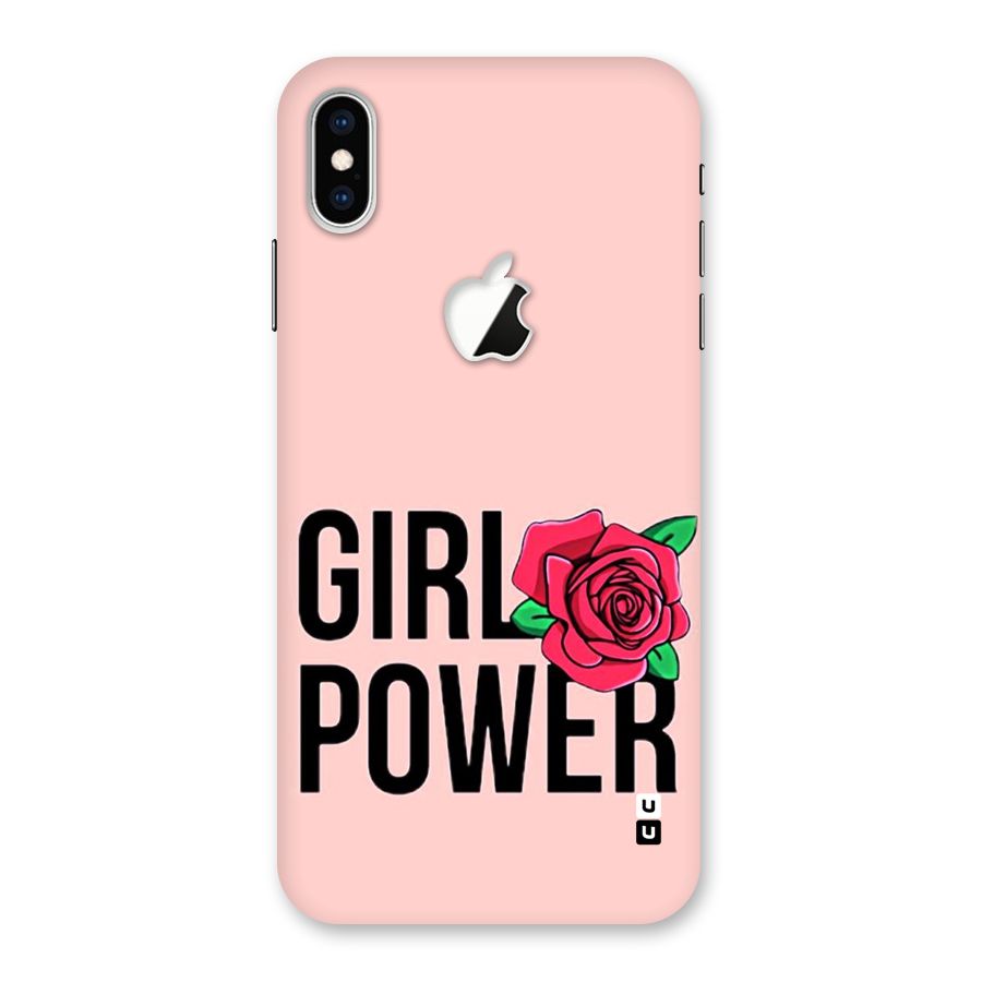Girl Power Back Case for iPhone XS Max Apple Cut