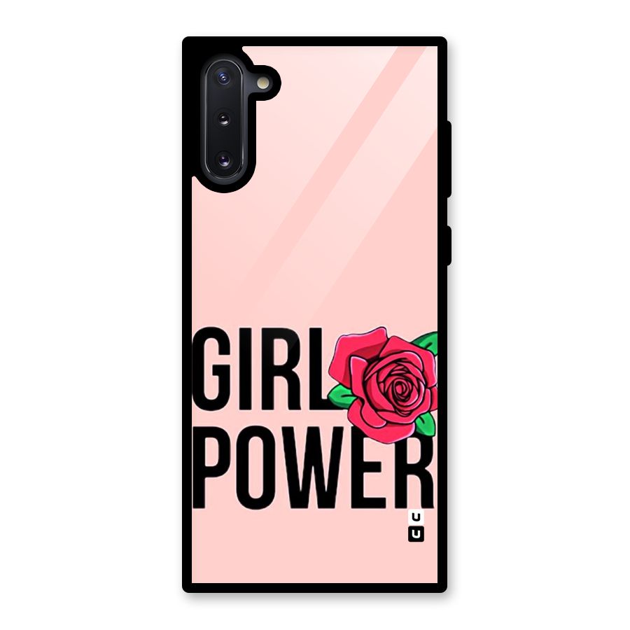 Girl Power Glass Back Case for Galaxy Note 10