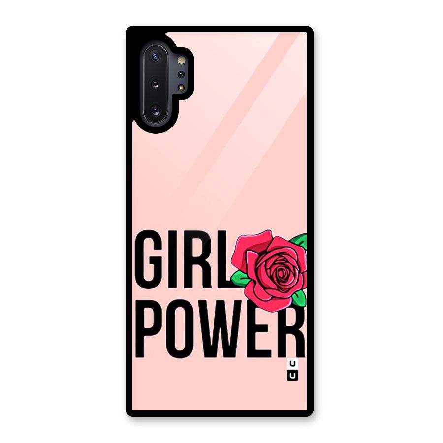 Girl Power Glass Back Case for Galaxy Note 10 Plus