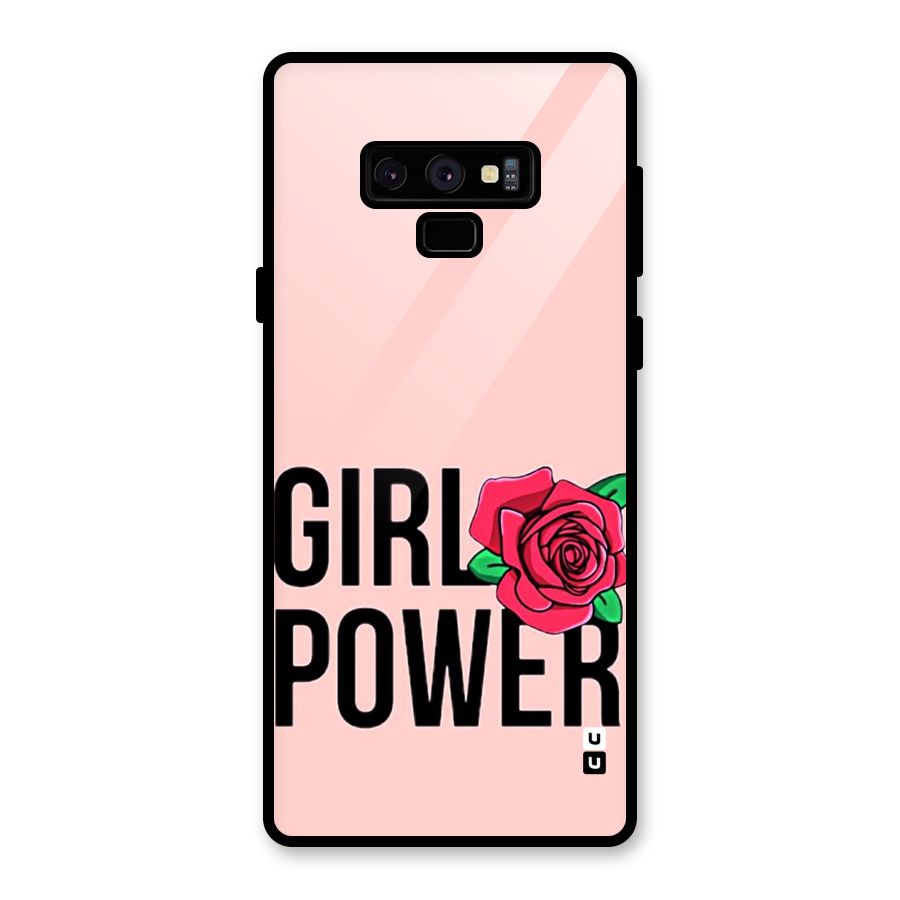 Girl Power Glass Back Case for Galaxy Note 9