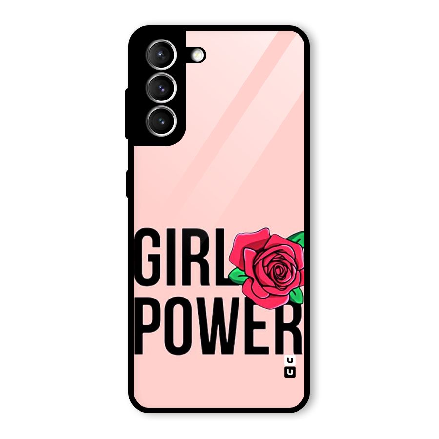 Girl Power Glass Back Case for Galaxy S21 5G