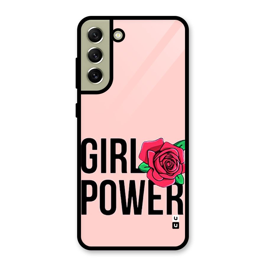 Girl Power Glass Back Case for Galaxy S21 FE 5G