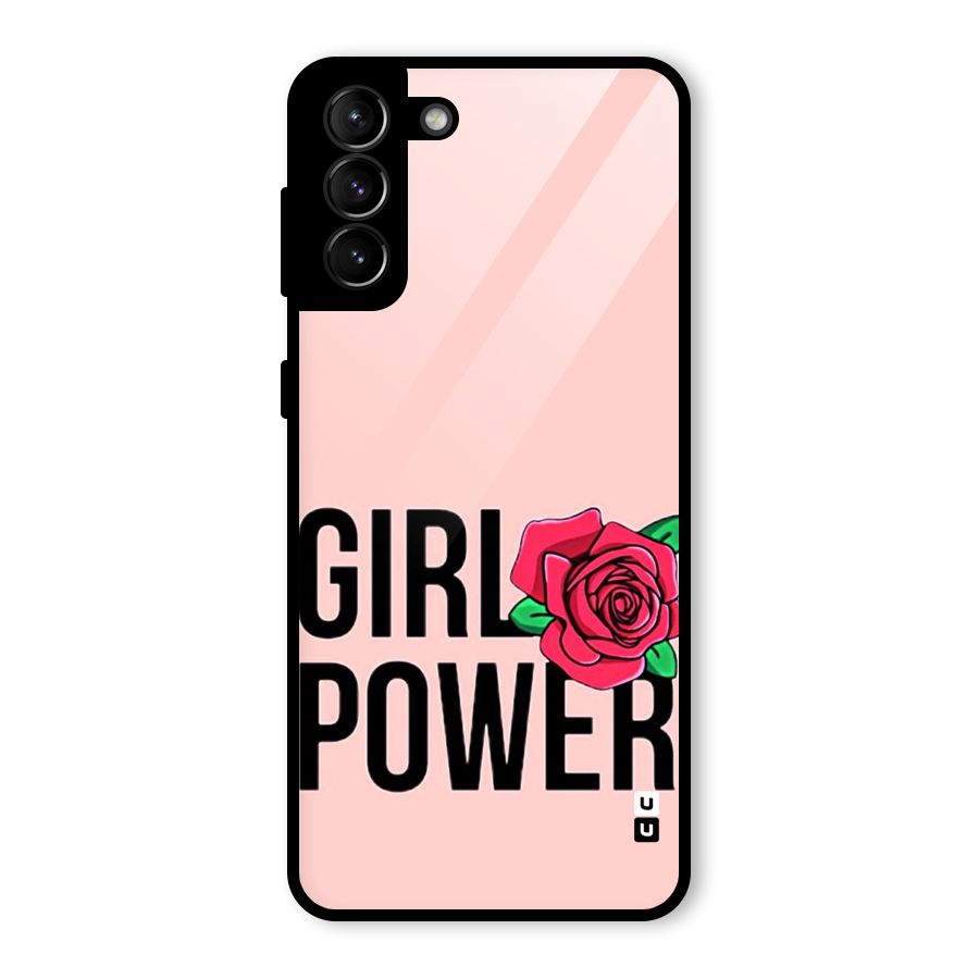 Girl Power Glass Back Case for Galaxy S21 Plus