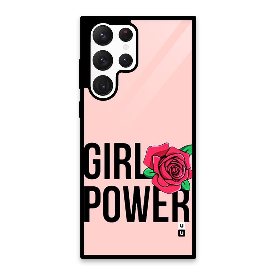 Girl Power Glass Back Case for Galaxy S22 Ultra 5G