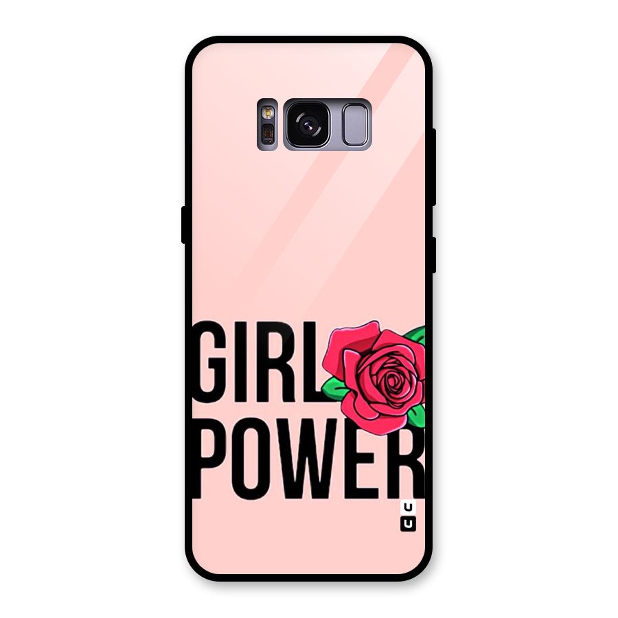 Girl Power Glass Back Case for Galaxy S8