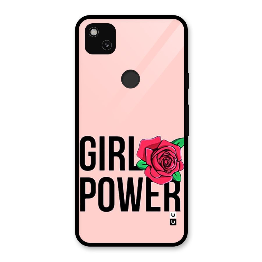 Girl Power Glass Back Case for Google Pixel 4a