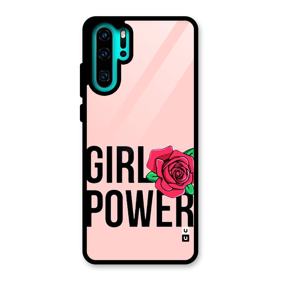 Girl Power Glass Back Case for Huawei P30 Pro
