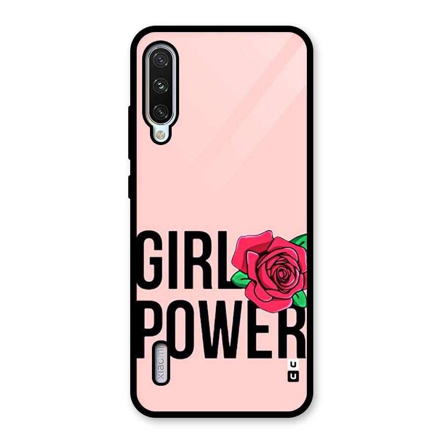 Girl Power Glass Back Case for Mi A3