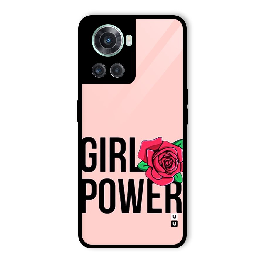 Girl Power Glass Back Case for OnePlus 10R