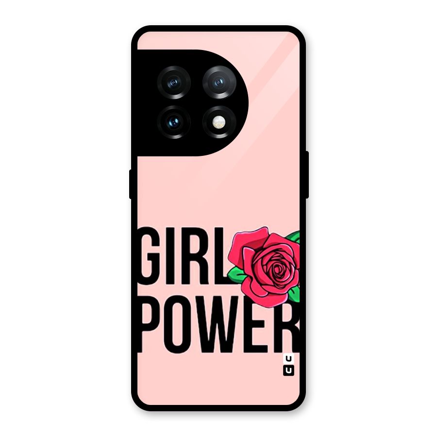 Girl Power Glass Back Case for OnePlus 11