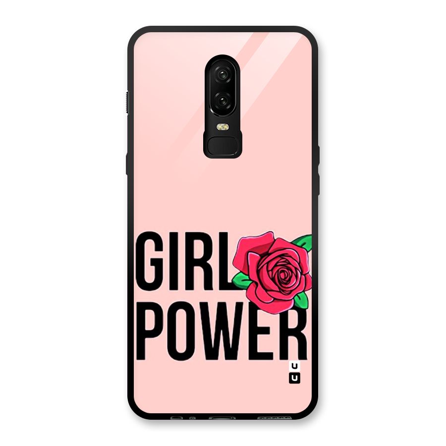 Girl Power Glass Back Case for OnePlus 6