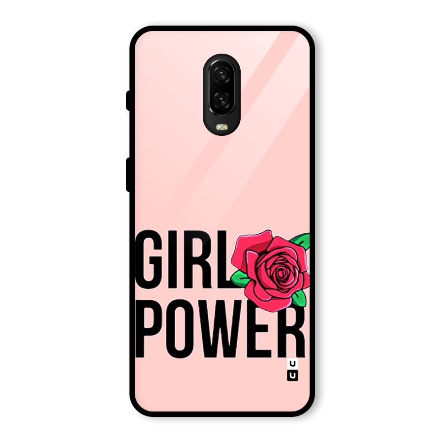 Girl Power Glass Back Case for OnePlus 6T