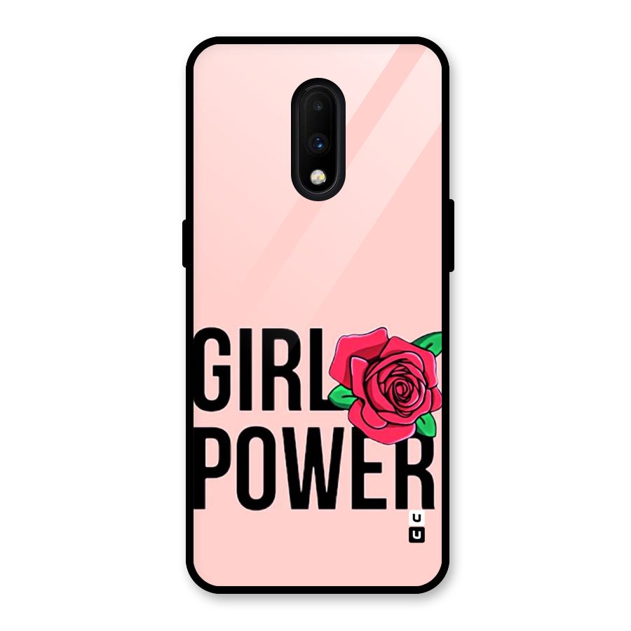 Girl Power Glass Back Case for OnePlus 7