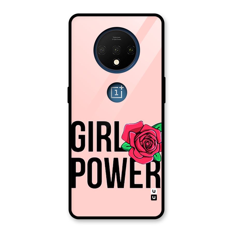 Girl Power Glass Back Case for OnePlus 7T