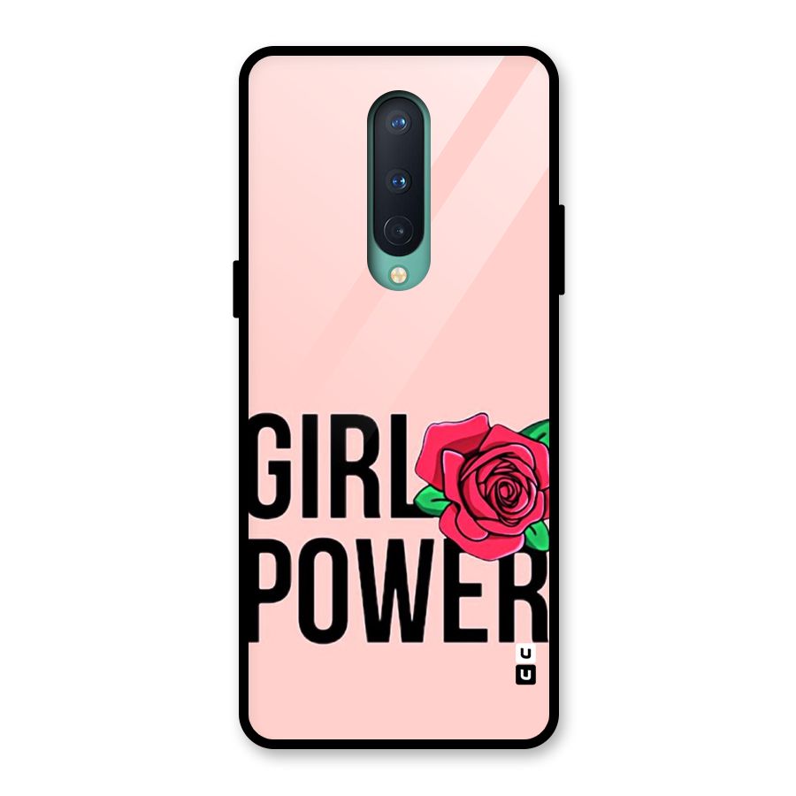 Girl Power Glass Back Case for OnePlus 8