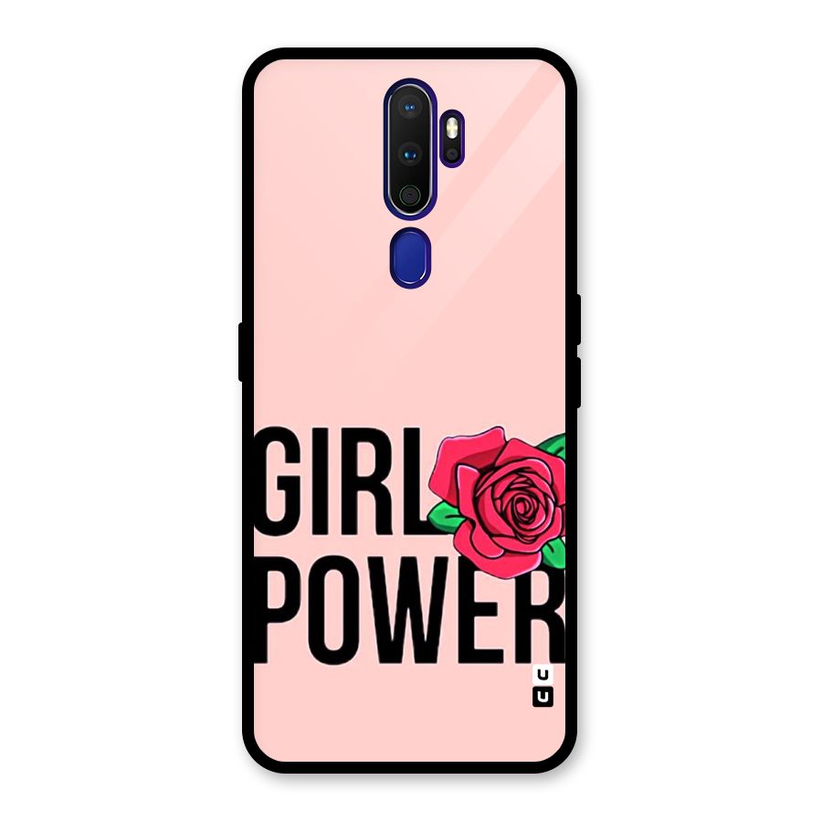 Girl Power Glass Back Case for Oppo A9 (2020)