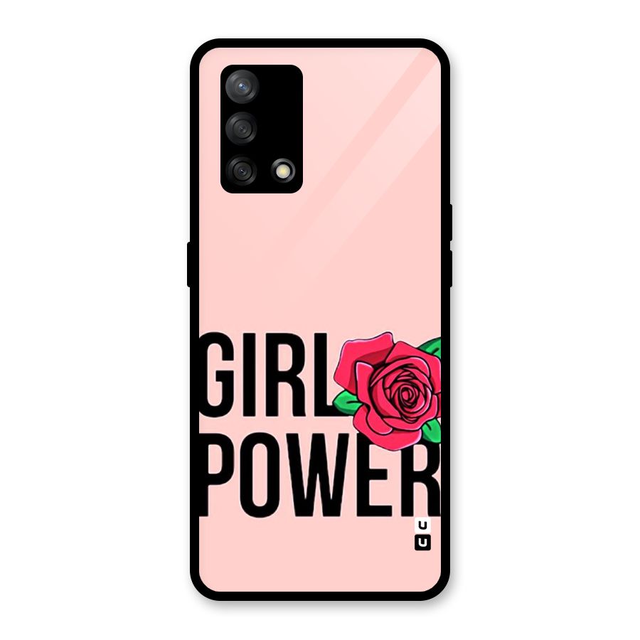 Girl Power Glass Back Case for Oppo F19