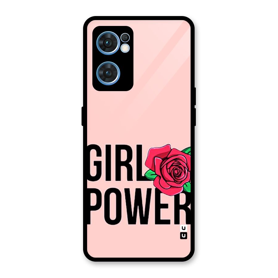 Girl Power Glass Back Case for Oppo Reno7 5G