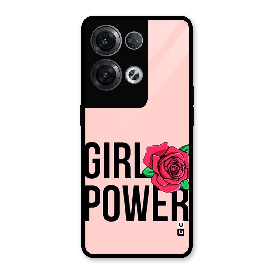 Girl Power Glass Back Case for Oppo Reno8 Pro 5G