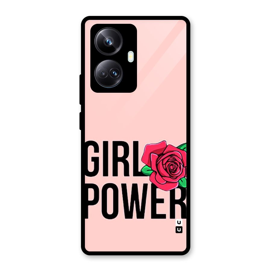 Girl Power Glass Back Case for Realme 10 Pro Plus