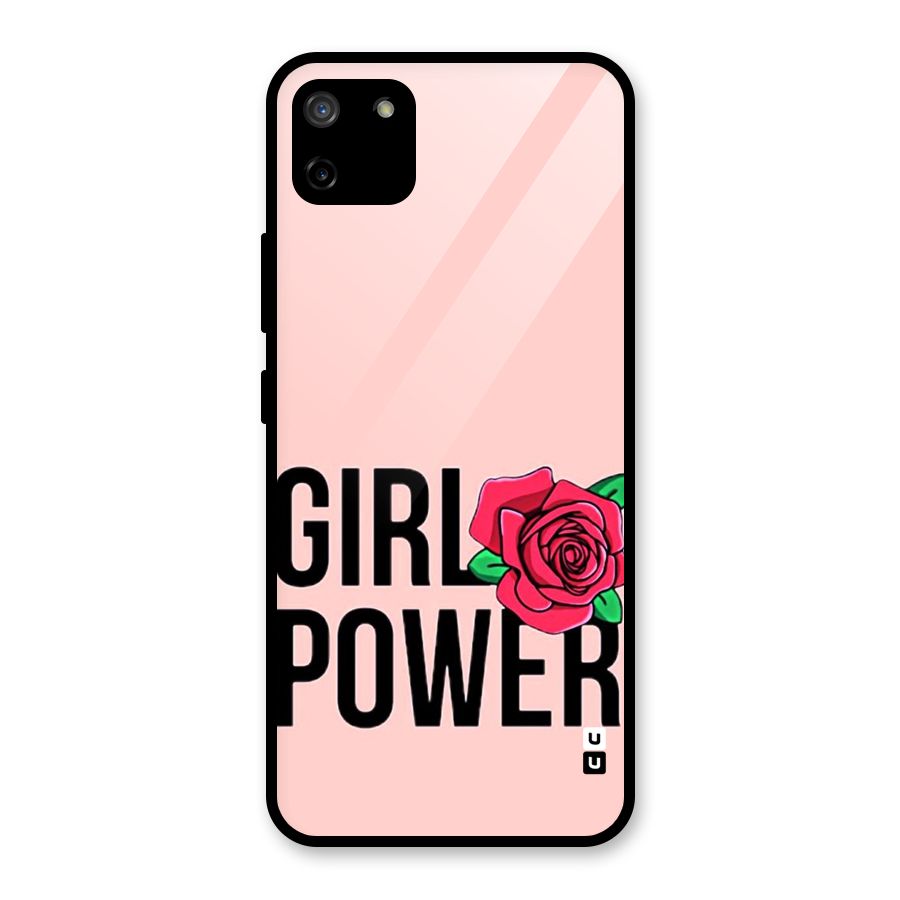 Girl Power Glass Back Case for Realme C11