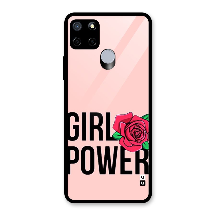 Girl Power Glass Back Case for Realme C12
