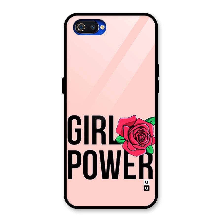 Girl Power Glass Back Case for Realme C2
