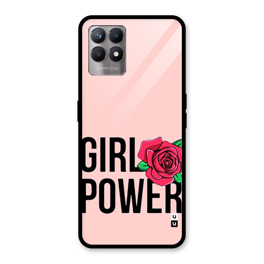 Girl Power Glass Back Case for Realme Narzo 50