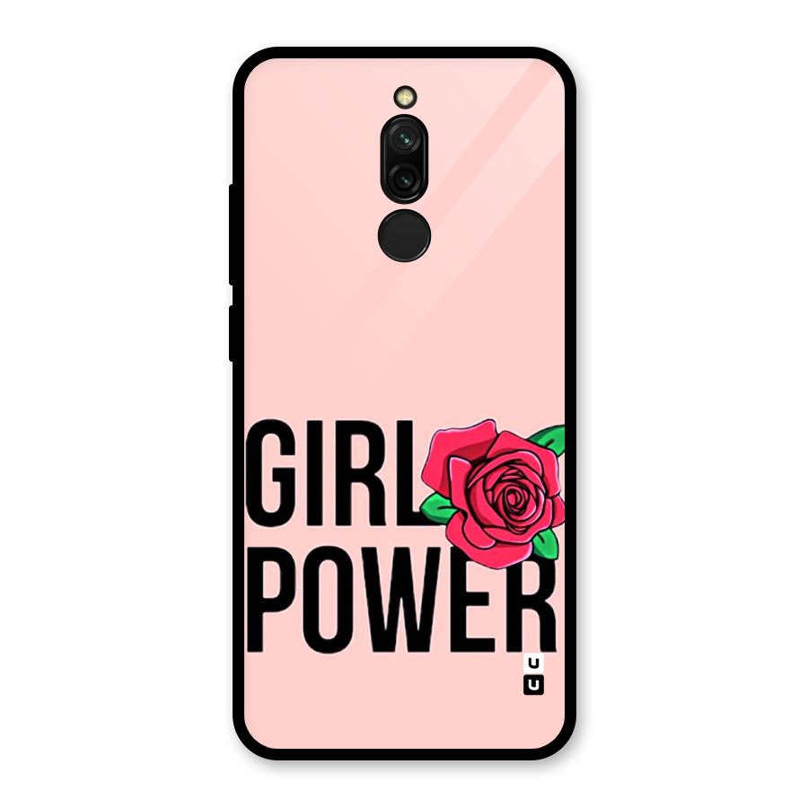 Girl Power Glass Back Case for Redmi 8
