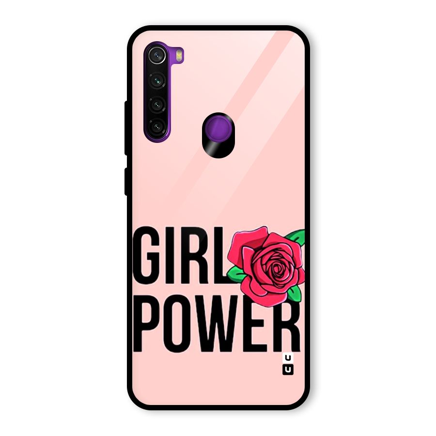 Girl Power Glass Back Case for Redmi Note 8