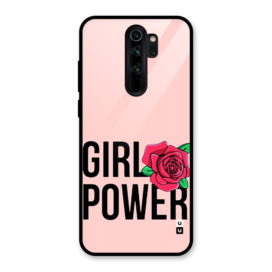 Girl Power Glass Back Case for Redmi Note 8 Pro