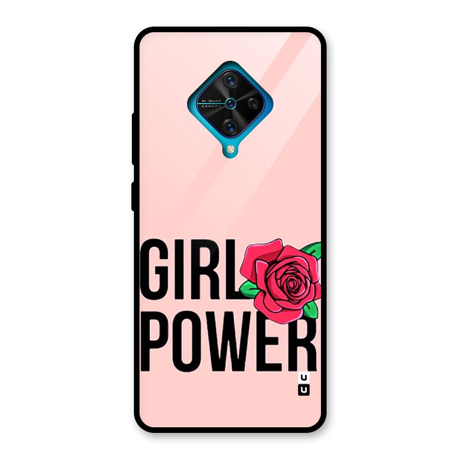 Girl Power Glass Back Case for Vivo S1 Pro