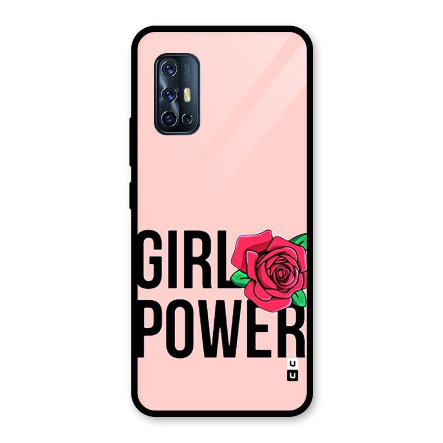 Girl Power Glass Back Case for Vivo V17