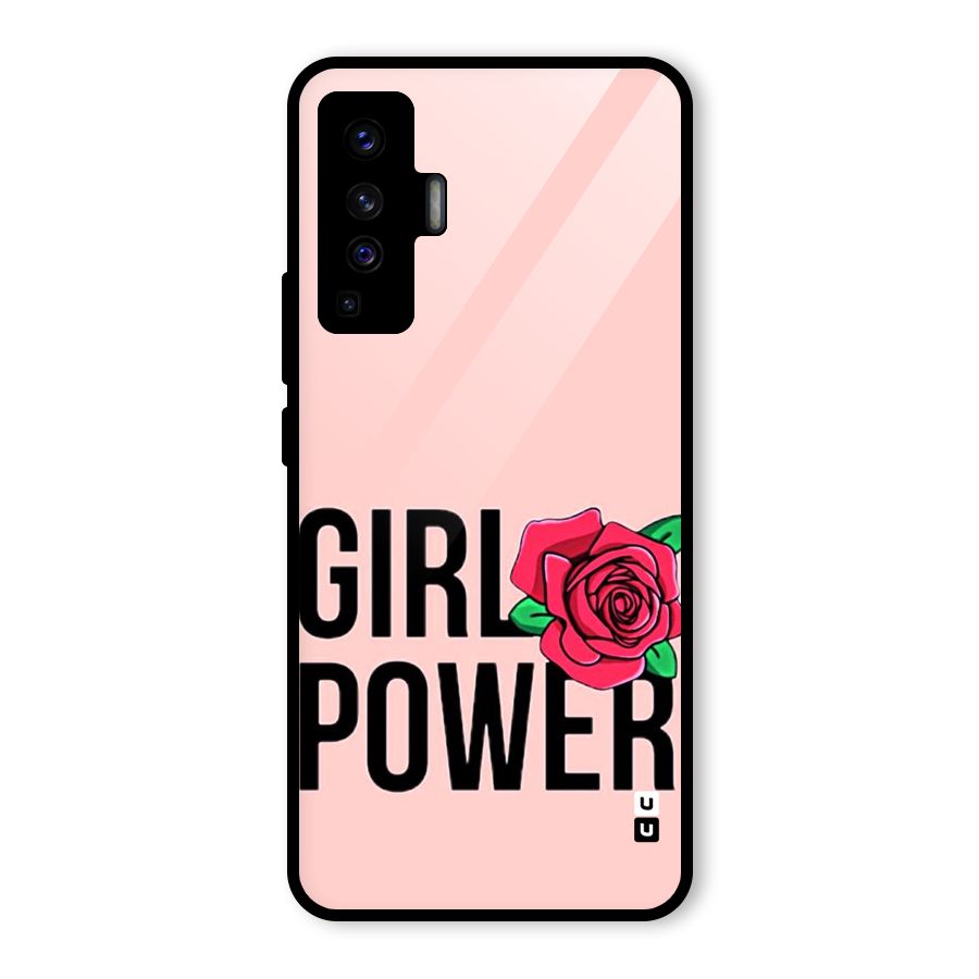 Girl Power Glass Back Case for Vivo X50