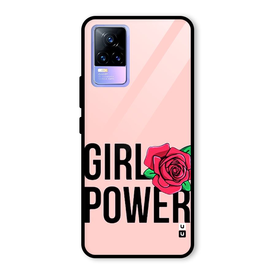 Girl Power Glass Back Case for Vivo Y73