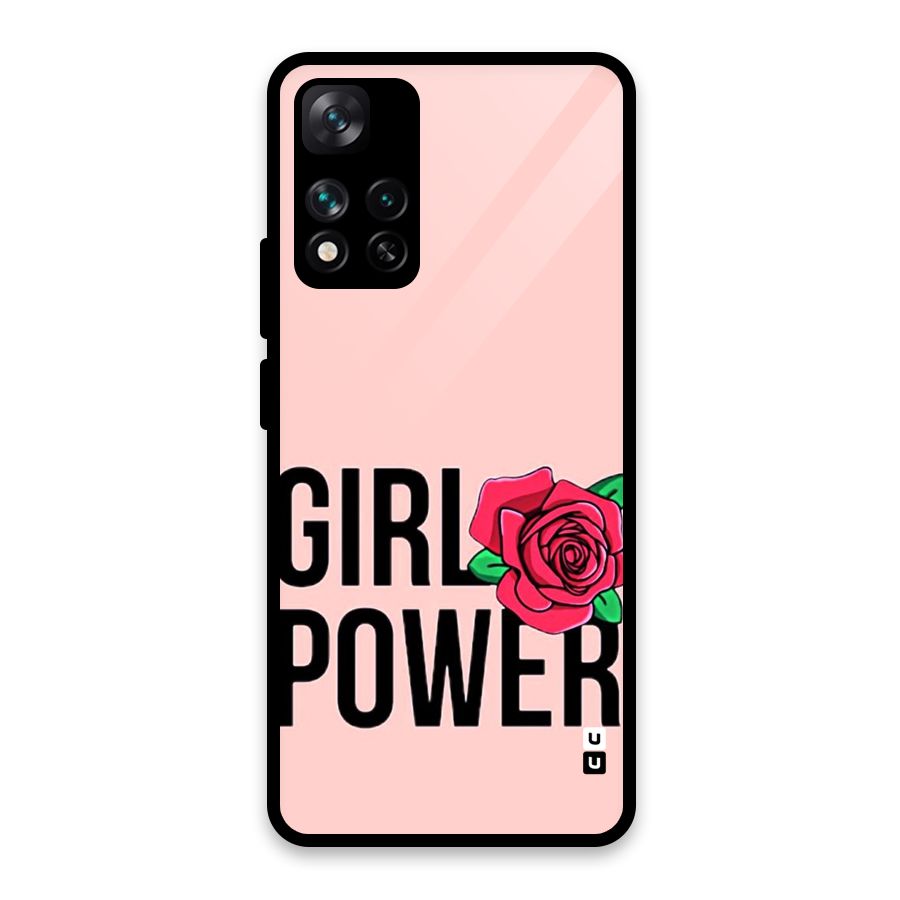 Girl Power Glass Back Case for Xiaomi 11i HyperCharge 5G