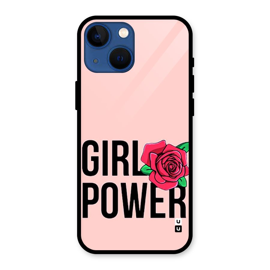Girl Power Glass Back Case for iPhone 13 Mini