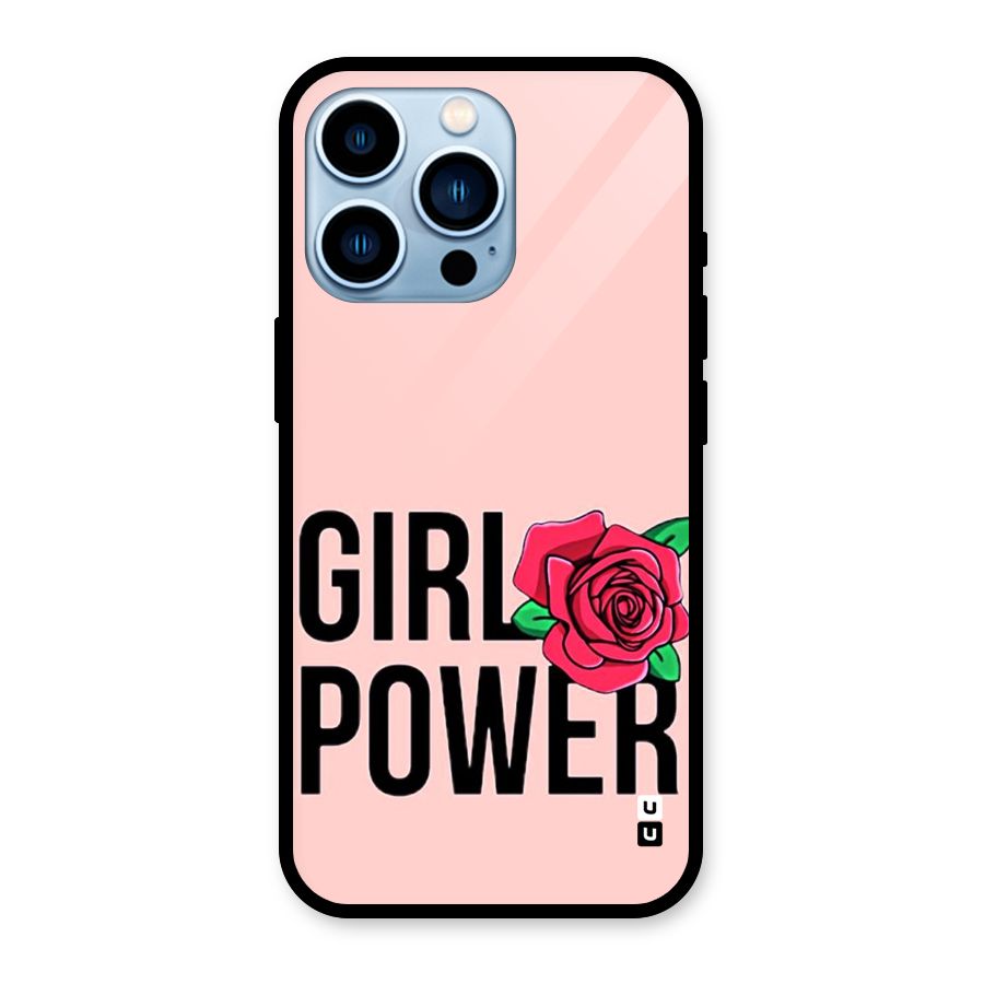 Girl Power Glass Back Case for iPhone 13 Pro