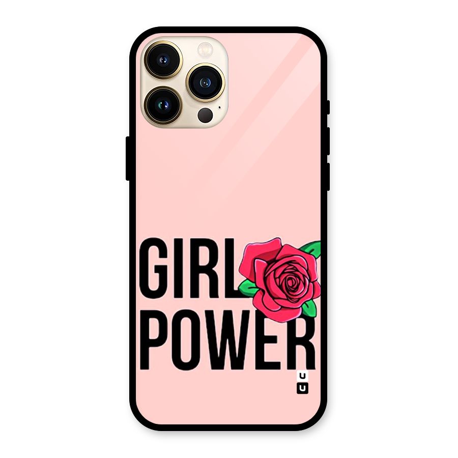Girl Power Glass Back Case for iPhone 13 Pro Max