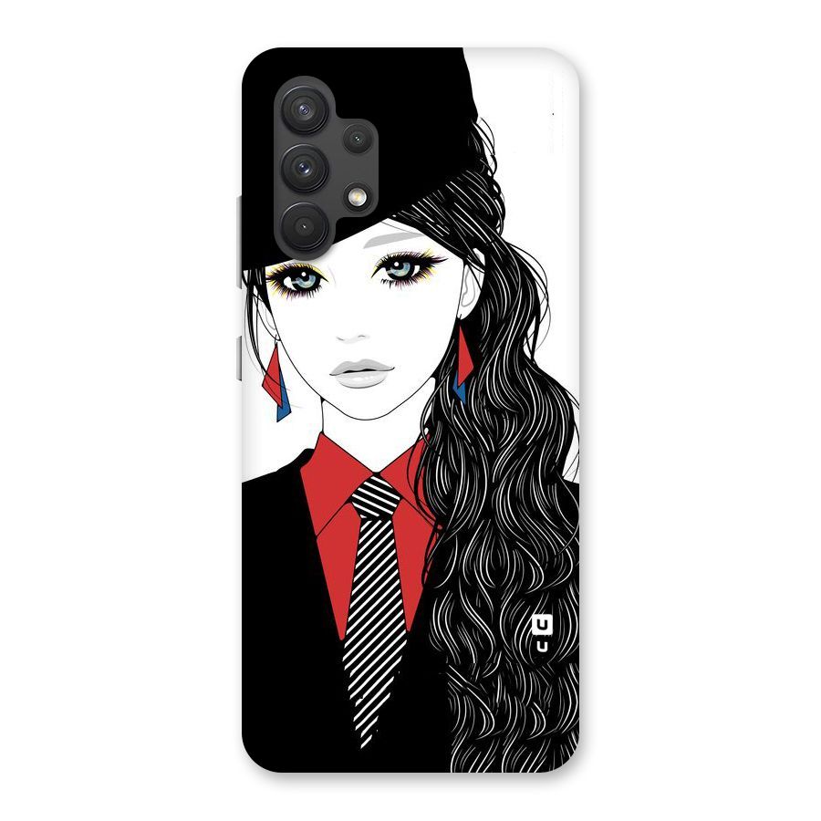 Girl Tie Back Case for Galaxy A32