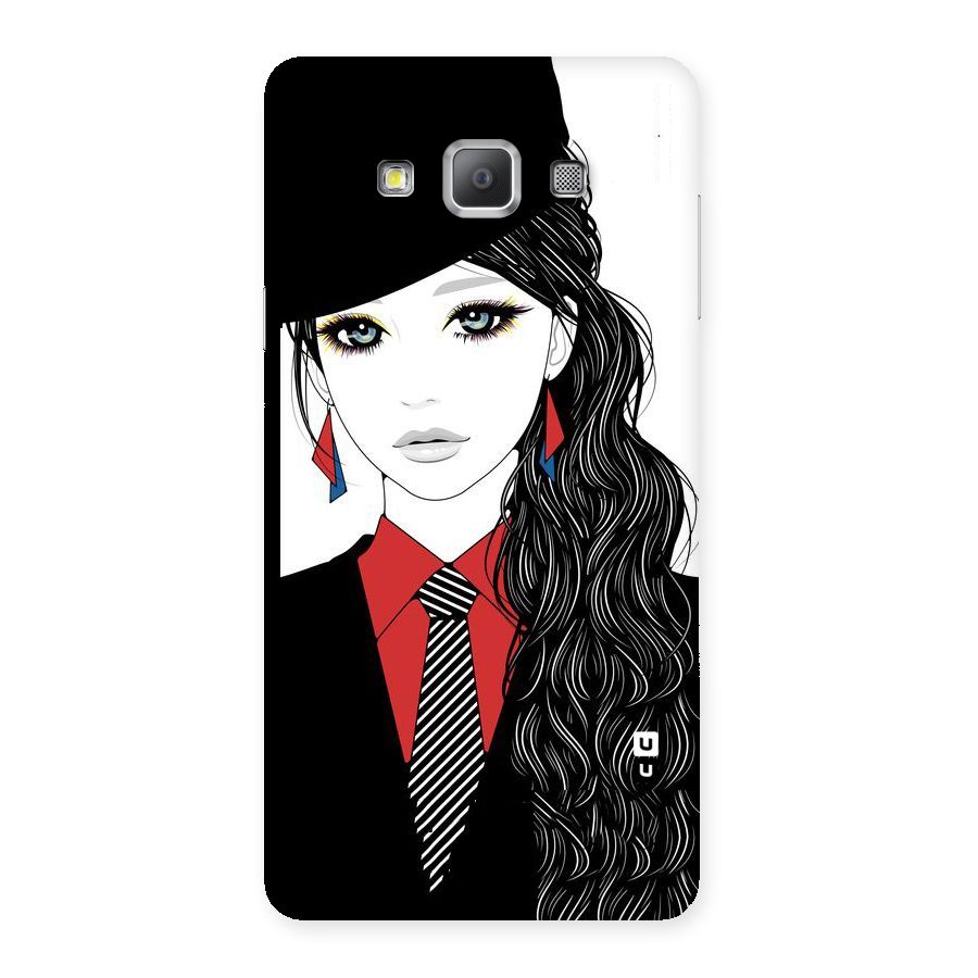 Girl Tie Back Case for Galaxy A7