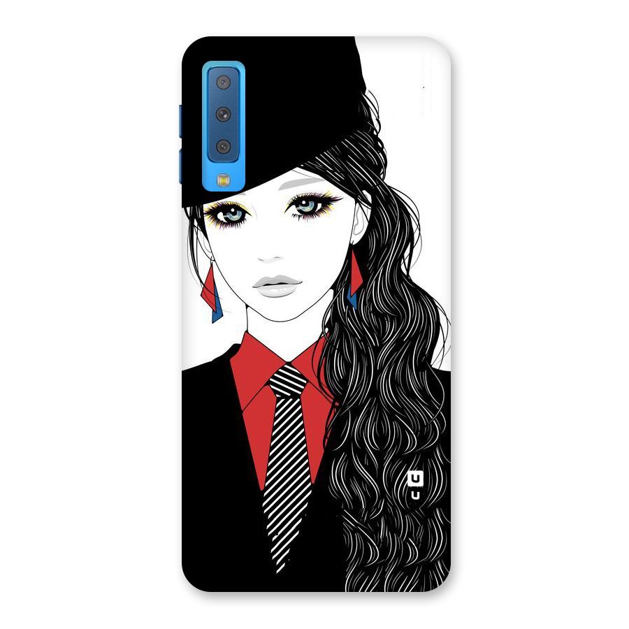 Girl Tie Back Case for Galaxy A7 (2018)