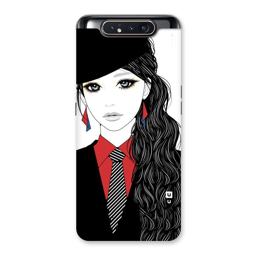Girl Tie Back Case for Galaxy A80