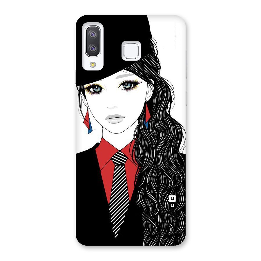 Girl Tie Back Case for Galaxy A8 Star