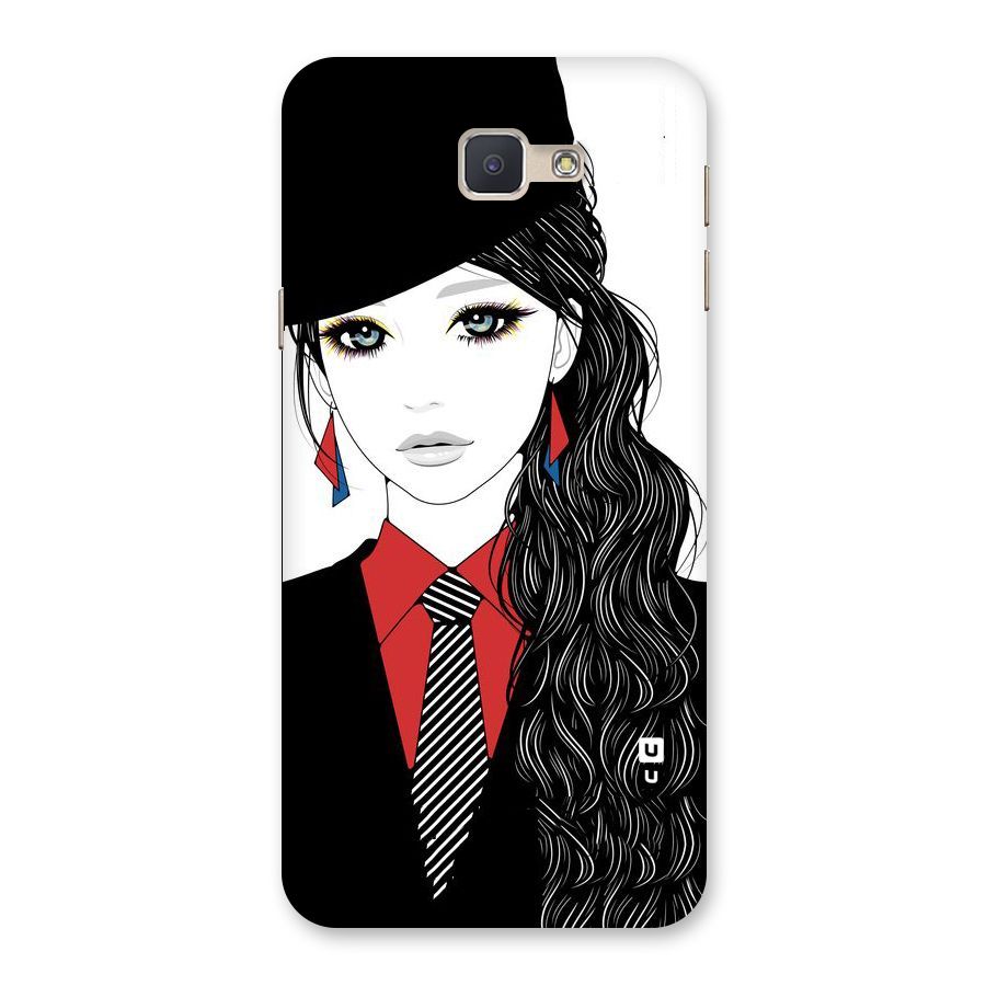 Girl Tie Back Case for Galaxy J5 Prime