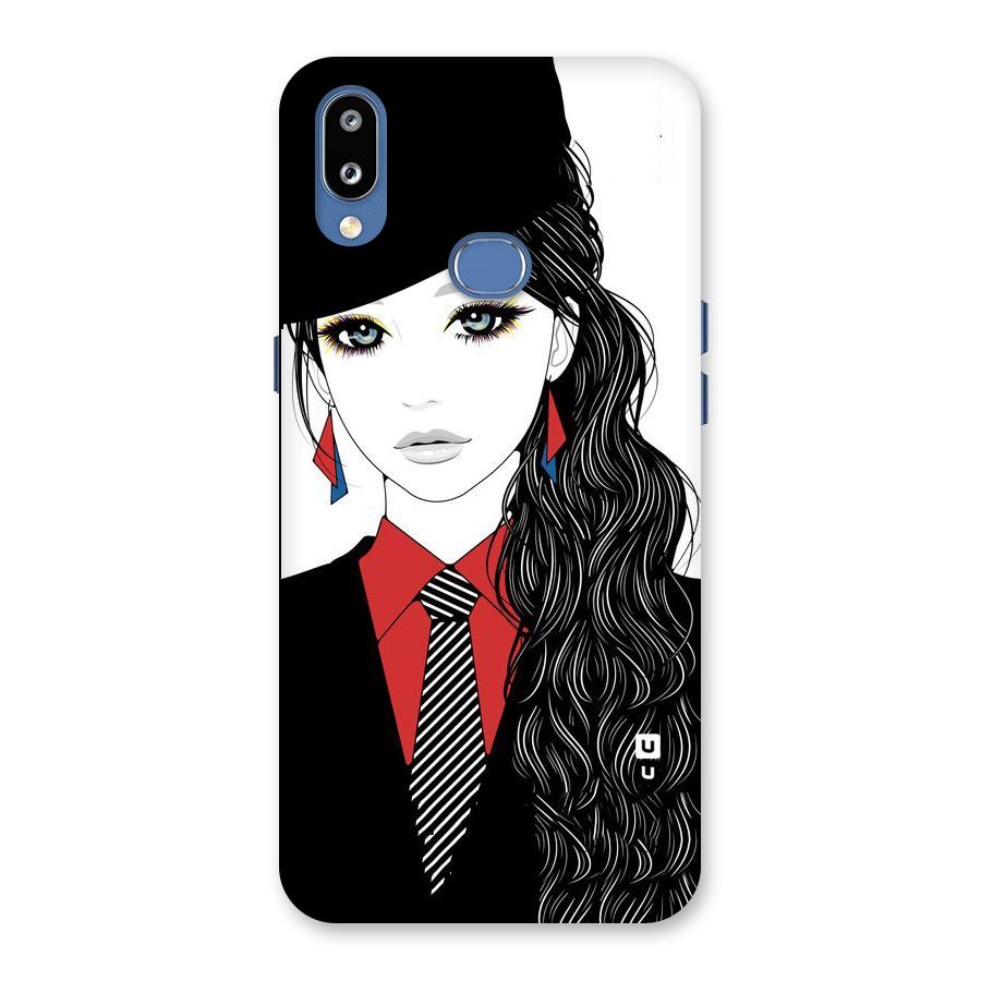 Girl Tie Back Case for Galaxy M01s
