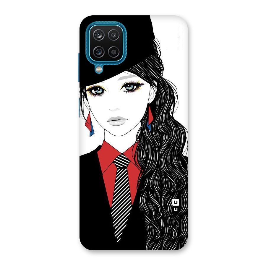 Girl Tie Back Case for Galaxy M12