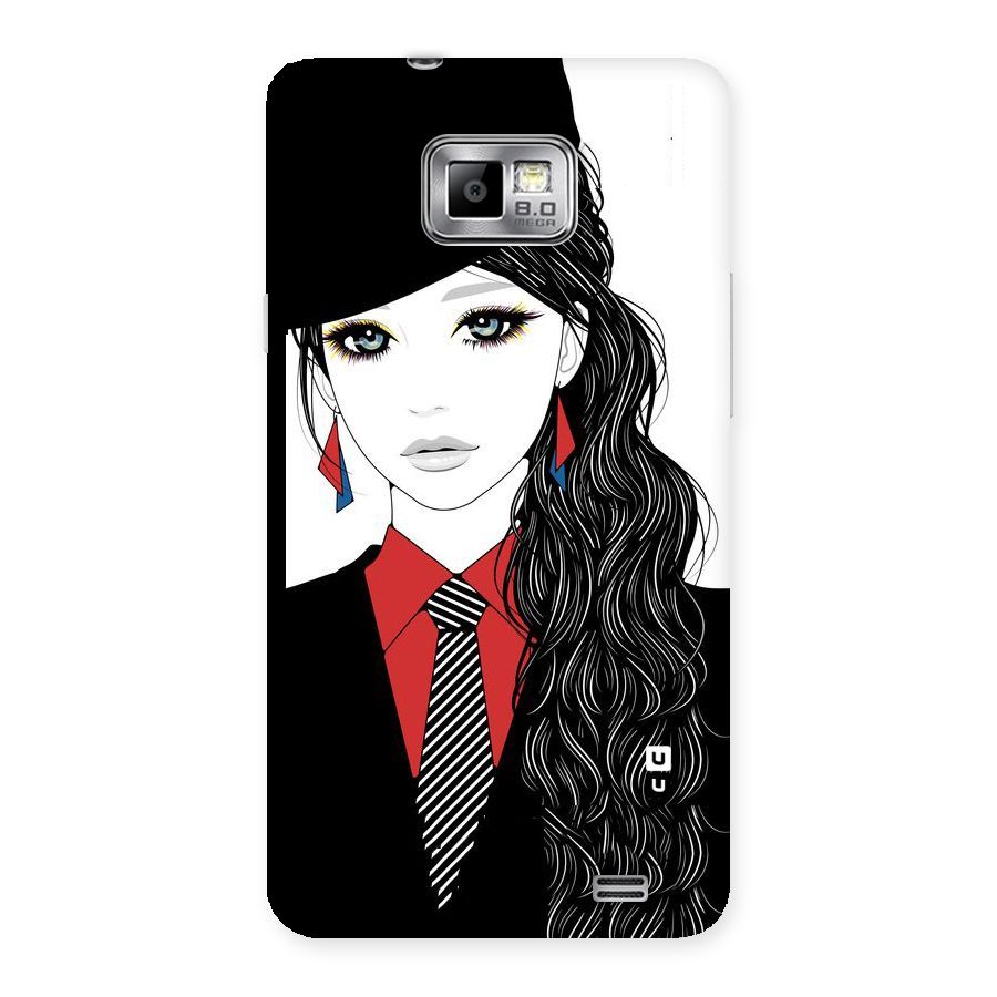 Girl Tie Back Case for Galaxy S2