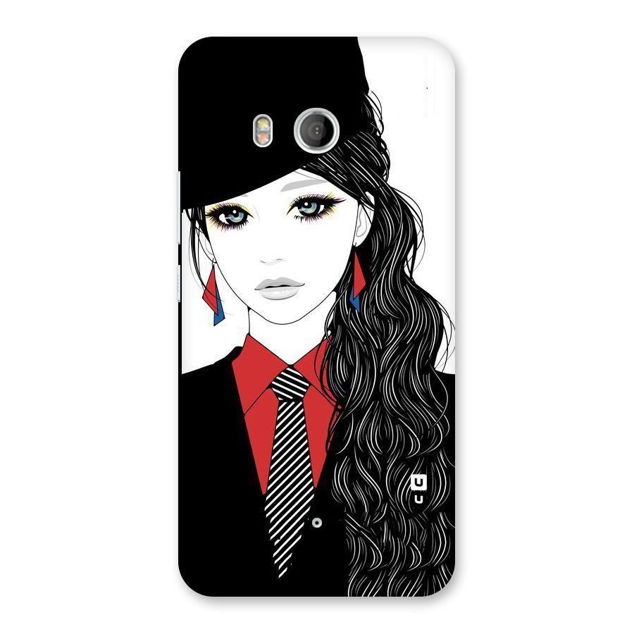 Girl Tie Back Case for HTC U11